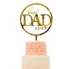 10Pcs Acrylic Happy Father's Day Cake Topper Best Dad Ever Party Cake Decoration For Happy Father's Day, Dad Birthday Party Supplies Decoration view 1