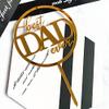 10Pcs Acrylic Happy Father's Day Cake Topper Best Dad Ever Party Cake Decoration For Happy Father's Day, Dad Birthday Party Supplies Decoration view 3