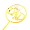 10Pcs Acrylic Happy Father's Day Cake Topper Best Dad Ever Party Cake Decoration For Happy Father's Day, Dad Birthday Party Supplies Decoration view 4