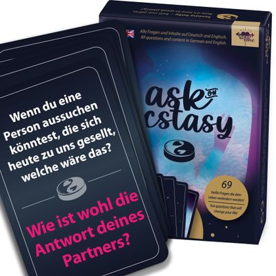 ASK on ECSTASY This stunning couples game lets you progress through charming question and gives you a feeling of deep love and confidence, birthday gift