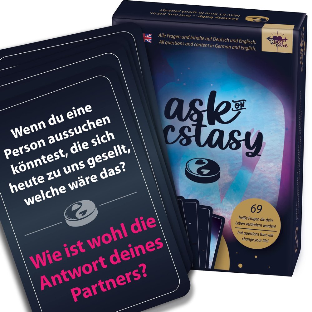 ASK on ECSTASY This stunning couples game lets you progress through charming question and gives you a feeling of deep love and confidence, birthday gift