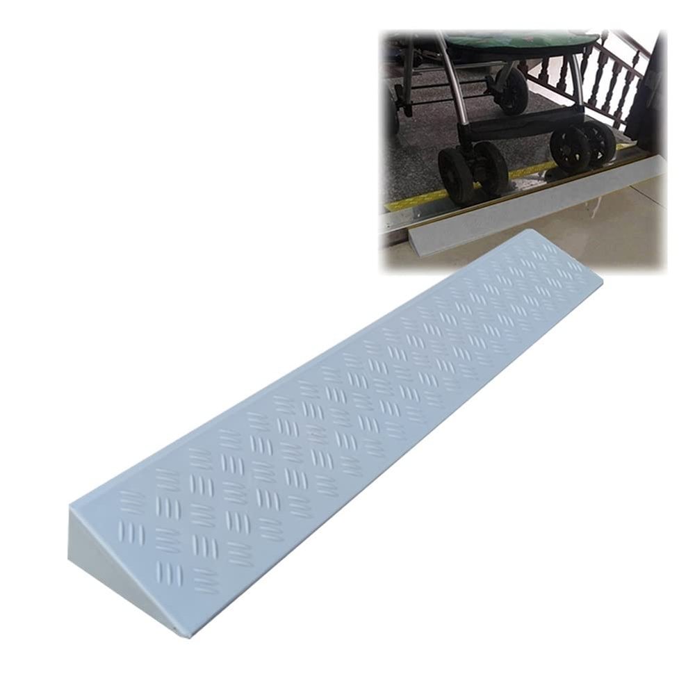 XXIOJUN Threshold Ramps for Doorways, Wheelchair Ramp Scooter Sweeping Robots, Non-slip Threshold Ramp for Driveways, Kerb, Bathroom, Accessible Channel, 17 Different Sizes