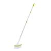 2 in 1 Floor Cleaning Brush Adjustable Long-Handle Floor Scrubber with Stiff Bristles Sponge Brush for Shower Bathtub Tile-China,Bristle brush head view 1