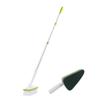 2 in 1 Floor Cleaning Brush Adjustable Long-Handle Floor Scrubber with Stiff Bristles Sponge Brush for Shower Bathtub Tile-Israel,double headed view 3