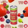 "LIMITLESS" ENERGY + FOCUS Natural Energy Drink, BCAA, Vegan, Low-Calorie, Zero Sugars (Perfect Berry, Pack of 24) view 2