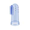Babyono Silicone Finger Baby Toothbrush with Case  BPA-Free Infant Teething Toothbrush for Gum Massage and Oral Care  Soft Silicone Brush for Newborns 0m+ (Blue) view 4