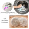 BienStylife 6-Pack Wool Dryer Balls Reusable Laundry Balls for Dryer Natural Fabric Softeners and Wrinkle Release, Organic and Eco Wool Dryer Ball for Pet Hair Removal, Dryer Sheets, Drying Ball view 2