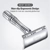 BAILI Double Edge Safety Razor Rust-proof Reusable Manual Stainless DE Wet Shaving for Men Women with Mirrored Travel Case BD176B view 2