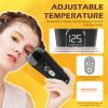 Digital Roll On Wax Kit, Honey Wax Roller Waxing Kit for Women, Roll On Wax Warmer for Hair Removal, Depilatory Soft Roll On Wax Warmer with 2 Cartridge Refill and 100 pcs Wax Strips - Easy To Use view 2