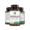 H&C Bromelain Veg. Capsules 500 mg (2400 GDU/g) - 180 Capsules from Pineapple Extract view 2