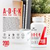 ADEK Vitamin A D3 2000IU K2 (MK-7) 75mcg UK Made & Vegetarian Supplement for Strong Bones, Teeth, Skin, Nails Immune System Antioxidant 200 Tablets view 3