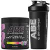 Applied Nutrition Bundle ABE Pre Workout 375g + ABE Black Shaker 700ml | All Black Everything Pre Workout Powder, Energy Drink, Physical Performance, Creatine, Beta Alanine, Caffeine (Sour Gummy Bear) view 1