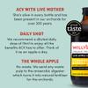 WILLY'S Organic Live Apple Cider Vinegar with Mother - Probiotics For Gut Health - Fresh Turmeric, Lemon, Honey & Black Pepper - 500ml Refillable Glass Bottle - Sustainable ACV view 4