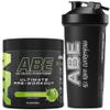Applied Nutrition Bundle ABE Pre Workout 375g + ABE Black Shaker 700ml | All Black Everything Pre Workout Powder, Energy Drink, Physical Performance, Creatine, Beta Alanine, Caffeine (Sour Apple) view 1