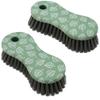 Multi-Purpose Heavy Duty Designer Printed Scrub Brush - Pack of 2 (Green) view 1