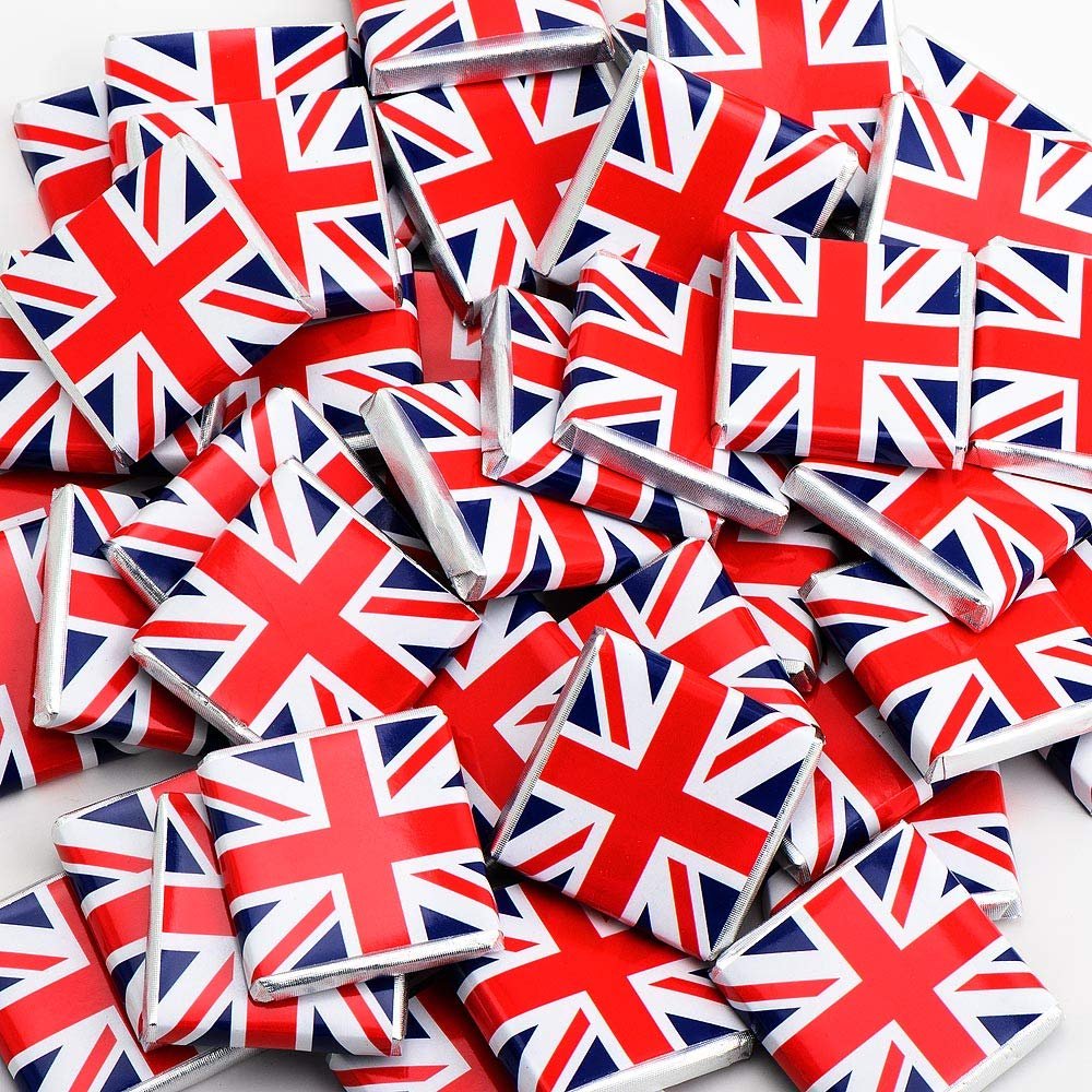 Italian Options Union Jack British Chocolate Neapolitans (25 Chocolates)