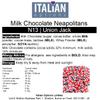 Italian Options Union Jack British Chocolate Neapolitans (25 Chocolates) view 3