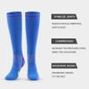 Linghe 2 Pairs Compression Socks for Women and Men 20-25mmHg , Is Best for Calf Pressur Support, Nurse . (S/M, Black) view 4