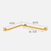 YANYUESHOP Grab Bar Bathroom Safety Hand Rail Concealed Screw Multi-Function It Not Only Used as But Also Can Hang a Towel Clothes Suitable for Bath Shower Toilet view 2