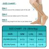 2 Pairs Zipper Compression Socks, 15-20 mmHg Closed Toe Compression Stocking with Zipper for Women and Men, Multicolor, XXL view 4