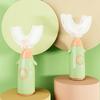 Kids Toothbrushes U Shaped Soft Silicone Manual Tooth Brush, All Rounded Tooth Cleaning Tool for Children Age 2-12 view 3
