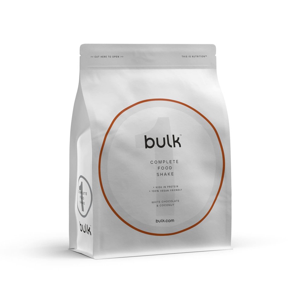 Bulk 1 Complete Food Shake, Complete Meal, 7 Meals, Vegan, White Chocolate Coconut, 700 g