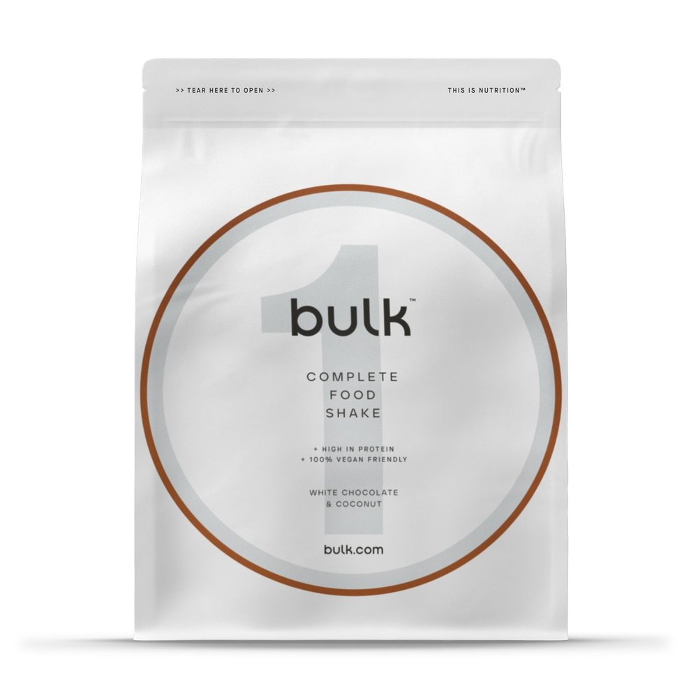 Bulk 1 Complete Food Shake, Complete Meal, 7 Meals, Vegan, White Chocolate Coconut, 3 kg