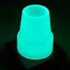 2Pcs: 19mm 3/4" Glow Green in the Dark Rubber Ferrules Tips or Feet for Walking Sticks & Canes - By Lifeswonderful view 2