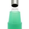 2Pcs: 19mm 3/4" Glow Green in the Dark Rubber Ferrules Tips or Feet for Walking Sticks & Canes - By Lifeswonderful view 3