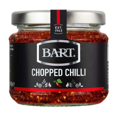 Bart Chopped Chilli in White Wine Vinegar Jar 180g (Pack of 1)