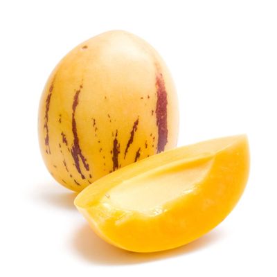 Fresh Pepino Melon ~200g x 10 Units  Sweet & Juicy Exotic Melon  Ideal for Snacking, Salads & Desserts  Farm Fresh Tropical Fruit