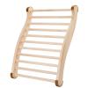 Wiiyita Sauna Backrest - Wooden, Non-Toxic, S-Shape Design - Sauna Accessories for Any Barrel or Infrared Sauna view 1