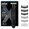 Braun Series XT3 One Blade Hybrid Beard & Stubble Trimmer, Electric Shaver for Men, Body Groomer for Manscaping, Gifts for Men, XT3200, Black Razor view 1