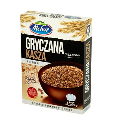 Melvit Kasza Gryezana (Roasted Buckwheat Cereal) 400gr x 10