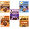 Graze Snacks Protein Bars Oat Boosts - Healthy, Whole Oats, Natural Flavours, High Fibre, Less Sugar (20 Snacks - 5 Packs of 4 x 30g) view 1