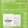 Thyroid Support Supplement - 60 Capsules - Includes Myo inositol, L-Tyrosine, Iron, Magnesium, Zinc, Manganese, Selenium, Vitamin B12 - Contributes to The Reduction of Tiredness & Fatigue view 2