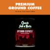 Chock Full oNuts Uptown Express Roast, Dark Roast Ground Coffee with Extra Caffeine Gourmet Coffee Beans Bold, Full-Bodied and Intense Coffee (10.5 Oz. Can) view 4