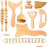 10 Pcs Wood Massage Tools, Cellulite Massage Roller Lymphatic Massager Health Care Products for Neck Leg Back Arm Pain Relief Tools view 1