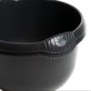 28cm High Grade Plastic Round Bowl Kitchen Sink, Basin Mixing, Washing Up Bowl Tidy Organiser -Midnight Dark Greyish view 4