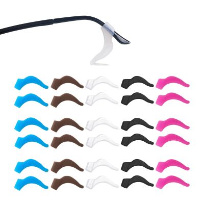 15 Pairs 1.8 Inch Anti-slip Eyeglass Ear Grips, ear Hooks, Comfortable Silicone Elastic Eyeglasses Temple Tips Sleeve Retainer for Sunglasses, Presbyopia Glasses, Spectacles Glasses, Multicolor, 4.5