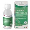 Bandini Liposomal Vitamin D3 K2 - High-Dosage Dietary Supplement for Immune System Support - Strengthens Muscles, Bones, and Teeth - Liquid D3+K2 250 mL with Dosing Cap view 1