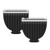 2 Pack Replacement Blades for Meridian Trimmer, Hygienic Ceramic Replacement Blades Compatible with Meridian Body Trimmer (Onyx & Sage), Black view 1