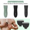 2 Pack Replacement Blades for Meridian Trimmer, Hygienic Ceramic Replacement Blades Compatible with Meridian Body Trimmer (Onyx & Sage), Black view 4