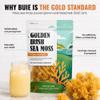 Golden Irish Sea Moss | Wildcrafted from St. Lucia | 440g Makes ~6.8L Sea Moss Gel | 100% Natural, Raw & Sun-Dried | Dr. Sebi Inspired, Nutrient-Rich Irish Moss for Health & Wellness view 2