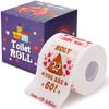 AOZITA 60th Birthday Gifts for Women Men, Happy Prank Toilet Paper, 60th Birthday Decor, Party Supplies Favors, Funny Gag Gifts Novelty Bday Present for Him, Her, Friends, 380 Sheets & 3 Layers view 2