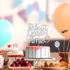 Sliver Glitter It's About Damn Time Cake Topper, Happily Ever After/Till Death, Wedding Engagement/Bridal Shower/Anniversary Party Decorations Supplies view 4