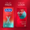 Durex Close Fit Thin Condoms, 36 Pack (3 X 12) - Ultra Sensitive, Enhanced Comfort, Natural Sensation, Premium Latex, Intimate Protection, Safe & Reliable, Discreet Packaging view 2