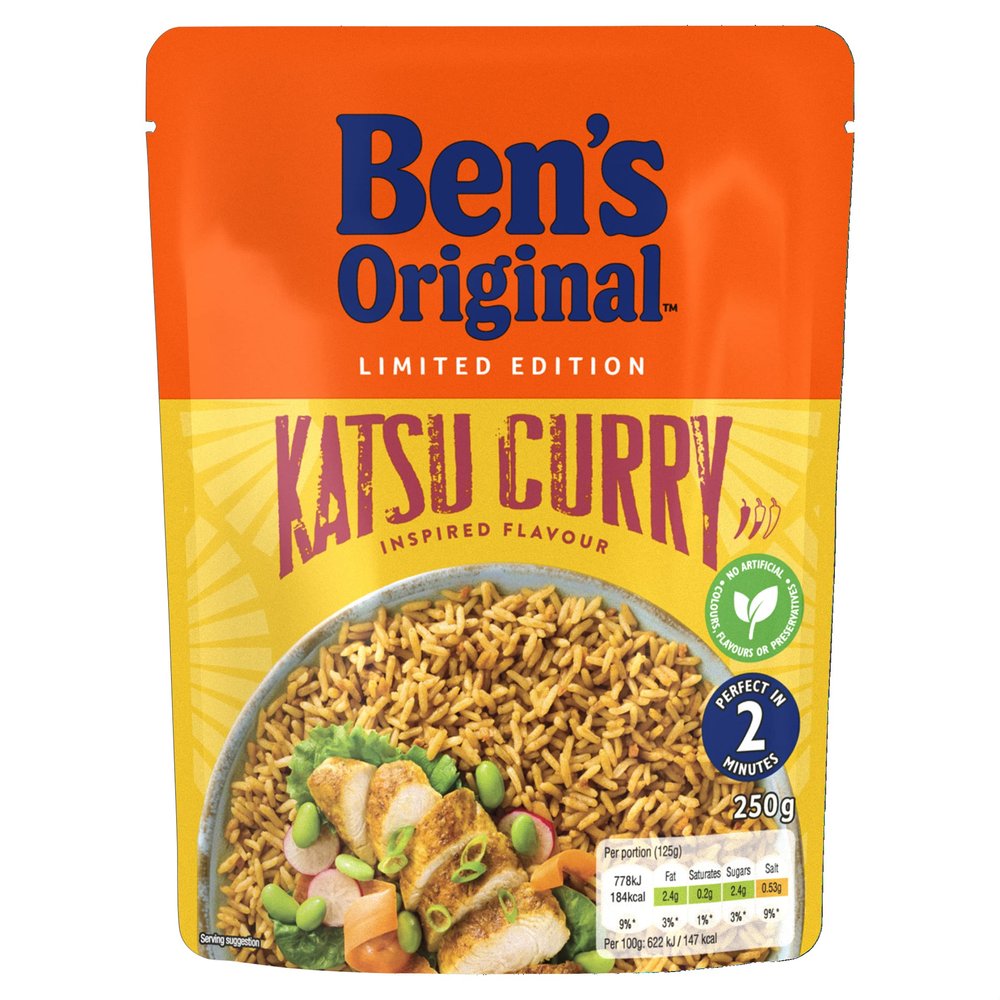 Bens Original Katsu Curry Microwave Rice 250g