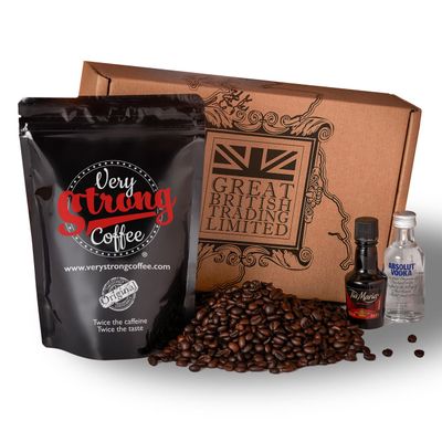 Very Strong Coffee Hamper ESPRESSO MARTINI Kit Gift Set with Whole Coffee Beans