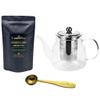 Loose Leaf Gift Set, Heat Resistant Teapot, Tea Measuring Spoon, 100g Loose Leaf Tea, Camellios (Jasmine and Mint Green Tea) view 1
